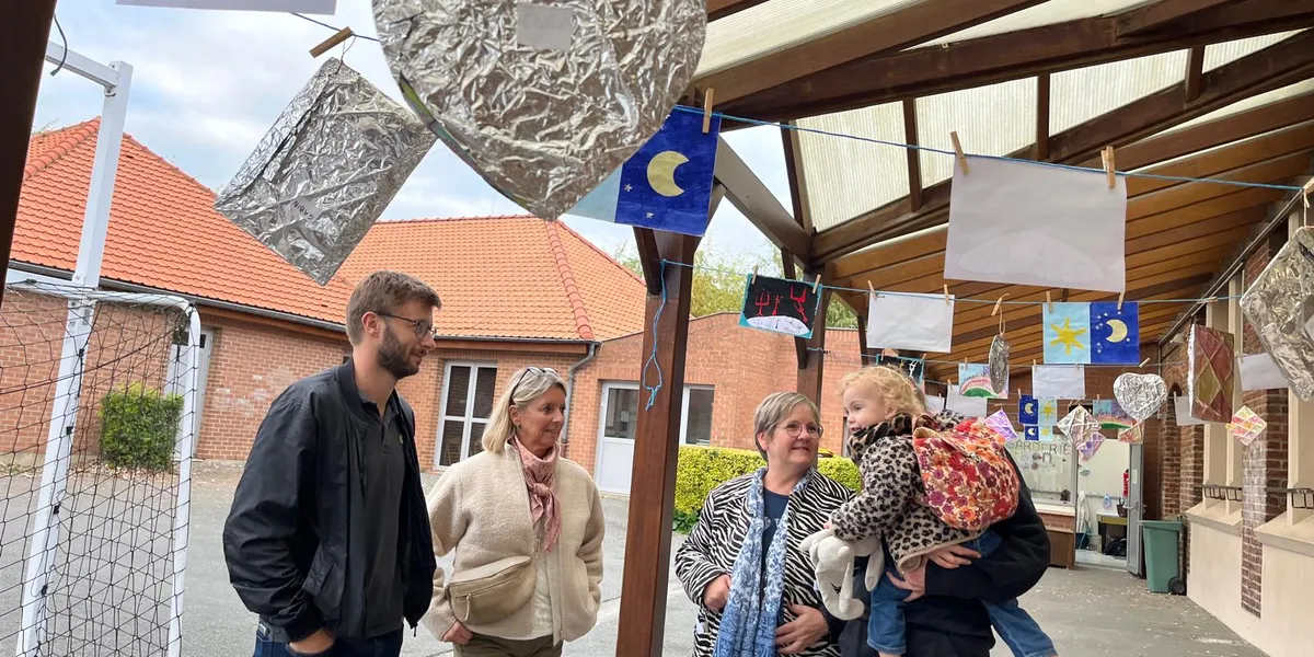 Grande Lessive Ecole Tilleul 2