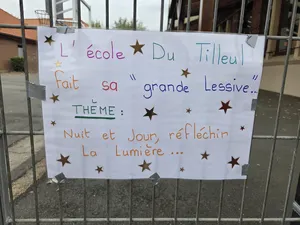 Grande Lessive Ecole Tilleul 3