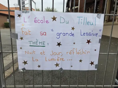 Grande Lessive Ecole Tilleul 3